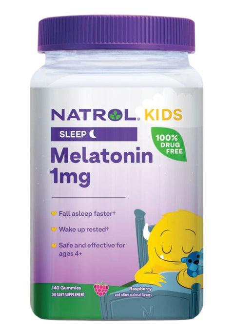 Kids Melatonin - 1mg (Raspberry) - 140 gummies