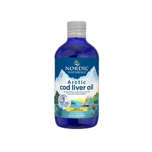 Arctic Cod Liver Oil - 1060mg Lemon - 237 ml.