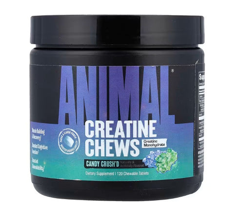 Animal Creatine Chews - Candy Crushd - 120 chewable tablets