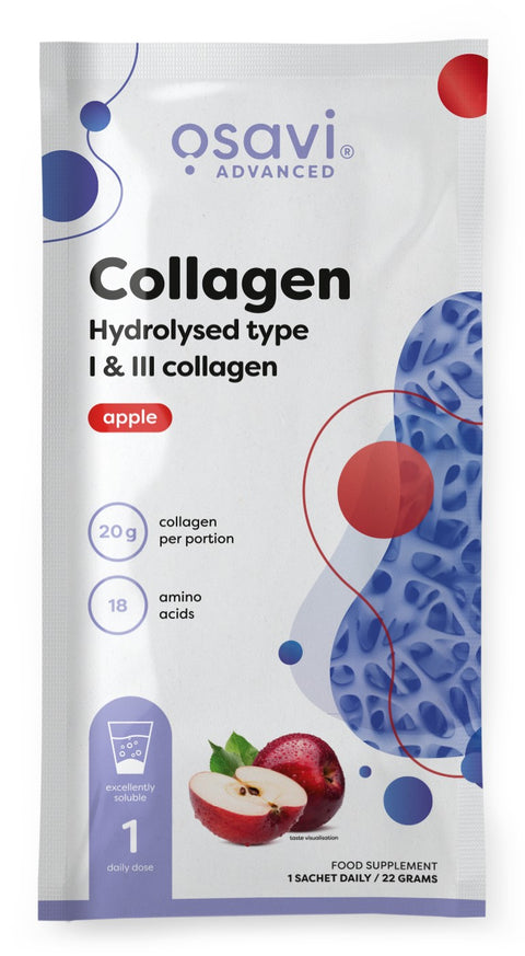 Osavi Collagen Hydrolysed Type I & III - Apple - 22g (1 serving)
