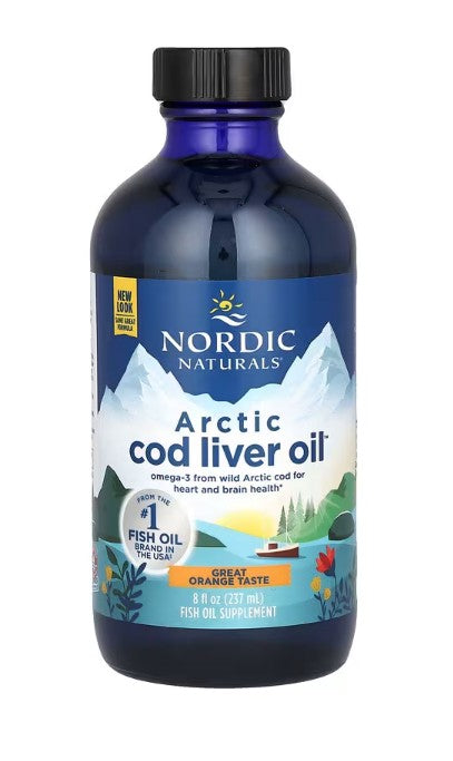 Arctic Cod Liver Oil - 1060mg Orange - 237 ml.