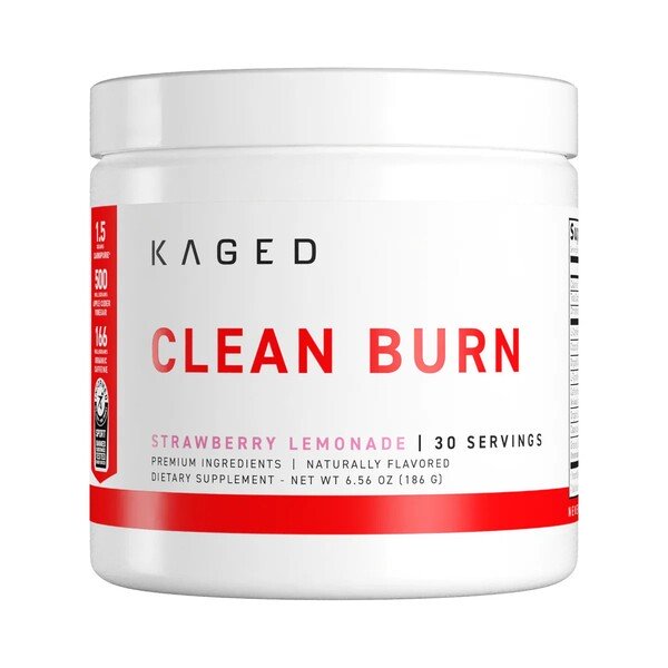 Clean Burn Powder - Strawberry Lemonade - 186g
