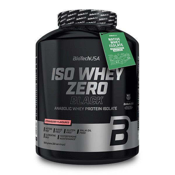 Iso Whey Zero Black, Strawberry - 1816g