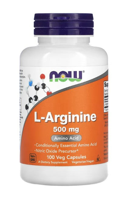 L-Arginine - 500mg - 100 caps