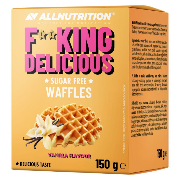 Fitking Delicious Waffles - Vanilla Flavour - 150g