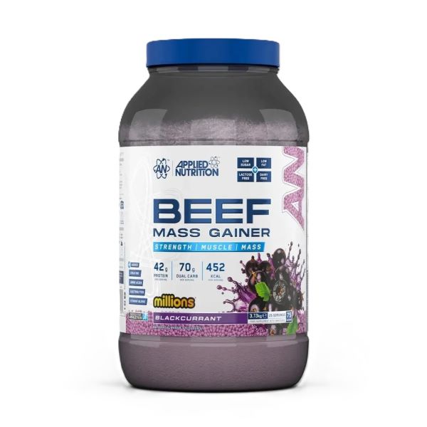 Beef Mass Gainer - Millions Blackcurrant - 3130g