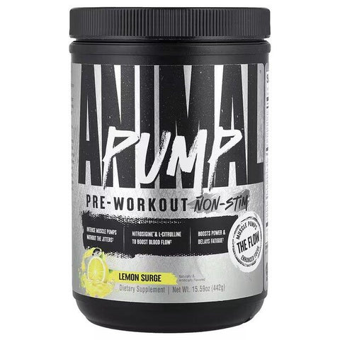 Pump Pre-Workout Non-Stim - Lemon Surge - 442g