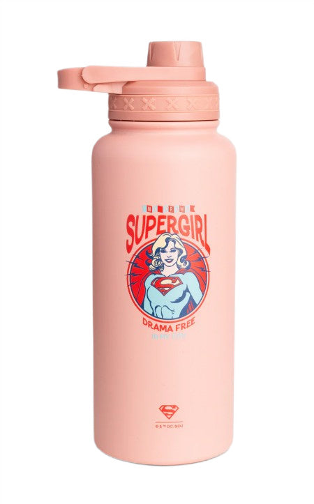 Bohtal Insulated Sports Bottle - DC Comics - Supergirl Drama Free - 960 ml.