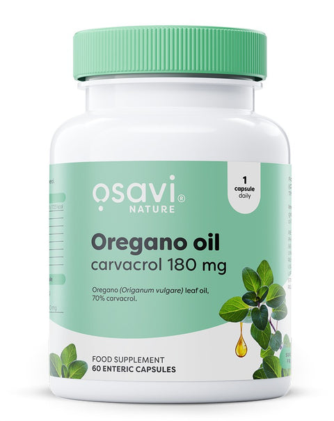 Oregano Oil Carvacrol - 180mg - 60 enteric caps