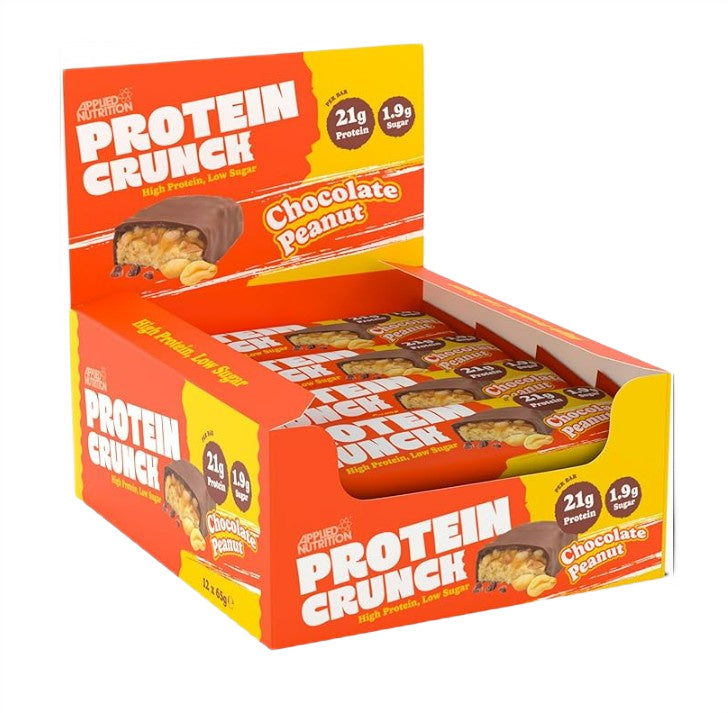 Applied Protein Crunch Bar - Milk Chocolate Peanut - 12 x 65g