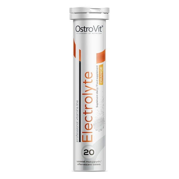 Electrolyte Effervescent Tabs - Orange - 20 tabs