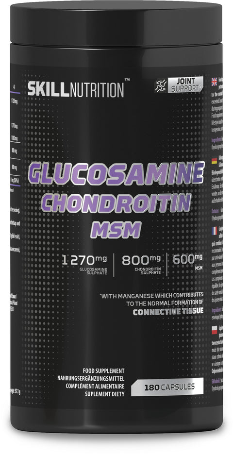 Skill Nutrition Glucosamine Chondroitin MSM - 180 caps