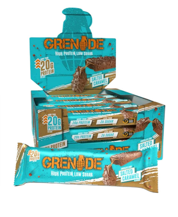 Protein Bars, Chocolate Chip Salted Caramel - 12 x 60g