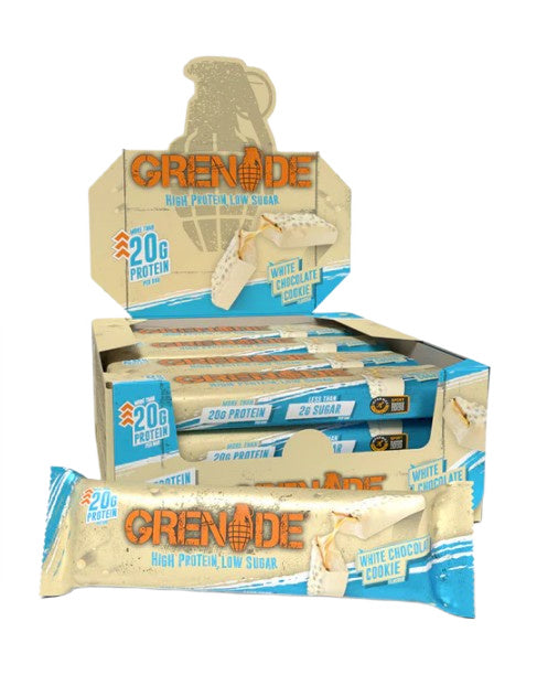 Protein Bars, White Chocolate Cookie - 12 x 60g