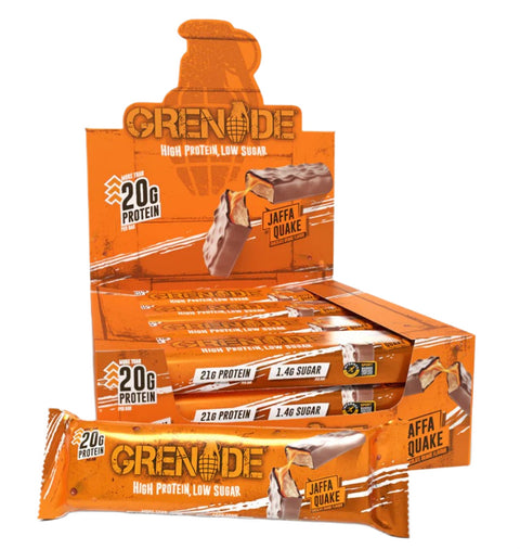 Protein Bars - Jaffa Quake - 12 x 60g
