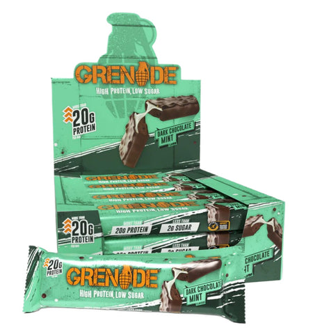 Protein Bars, Dark Chocolate Mint - 12 x 60g
