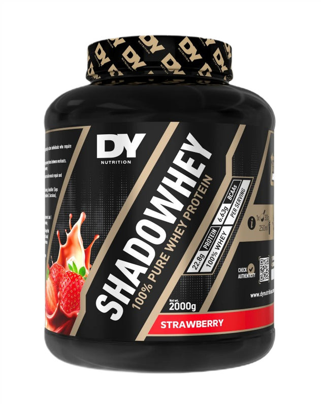 ShadoWhey 100% Pure Whey Protein, Strawberry - 2000g