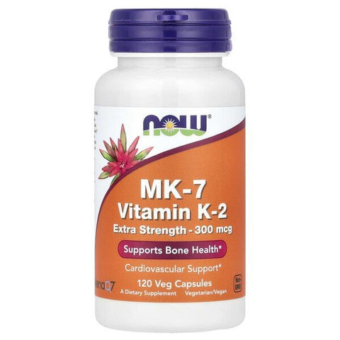MK-7 Vitamin K-2 - 300mcg Extra Strength - 120 vcaps