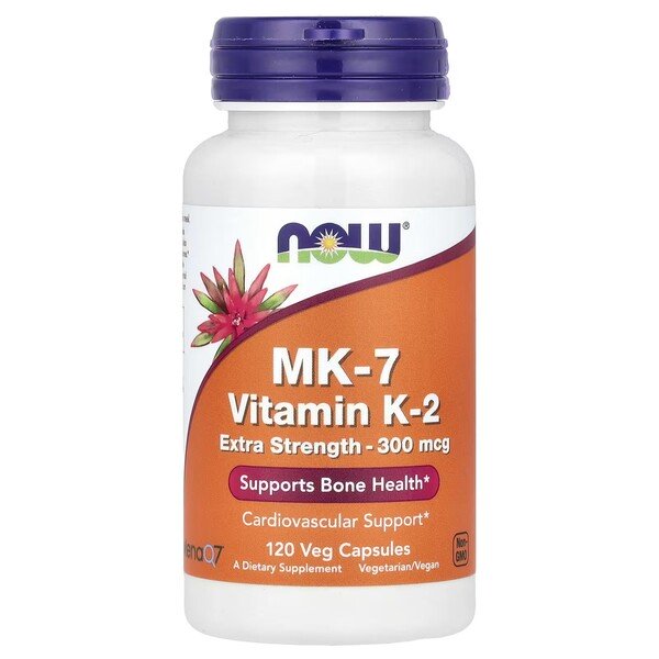 MK-7 Vitamin K-2 - 300mcg Extra Strength - 120 vcaps