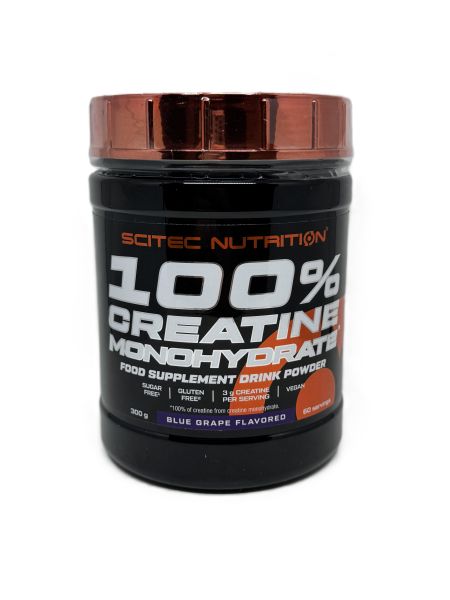 100% Creatine Monohydrate - Blue Grape - 300g