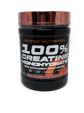 100% Creatine Monohydrate - Strawberry Green Tea - 300g