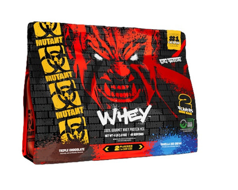 Mutant Whey 2 Flavours - Triple Chocolate & Vanilla Ice Cream - 1800g