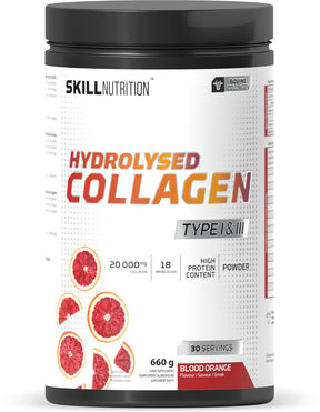 Hydrolysed Collagen Type I & III - Blood Orange - 660g