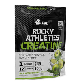 Rocky Athletes Creatine - Sour Apple Punch - 500g