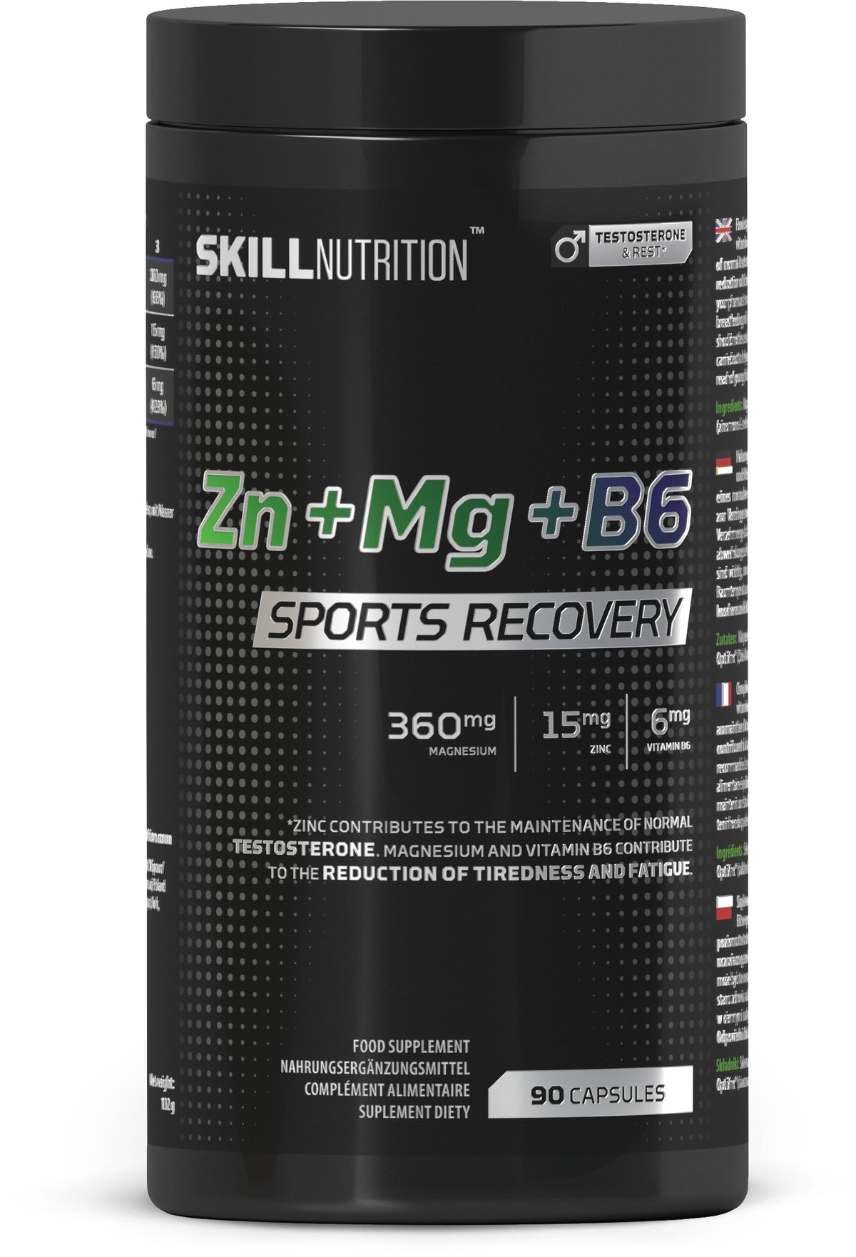 Zn + Mg + B6 - Sports Recovery - 90 caps