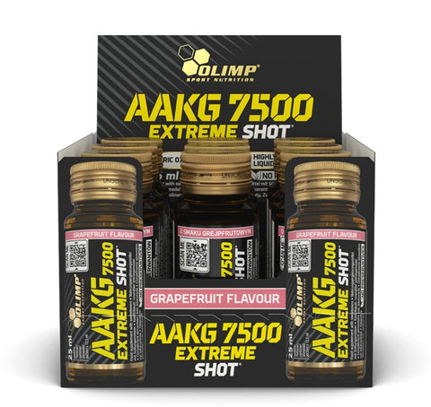 Olimp Nutrition AAKG 7500 Extreme Shot - Grapefruit - 9 x 25 ml.
