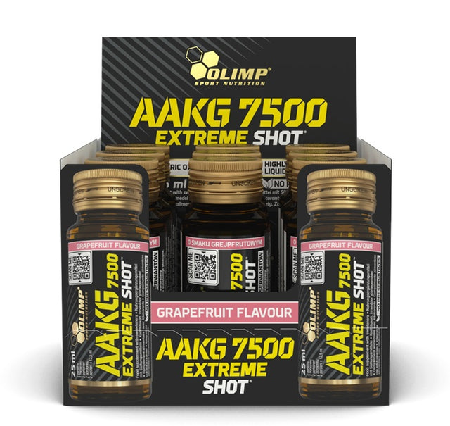 AAKG 7500 Extreme Shot - Grapefruit - 9 x 25 ml.