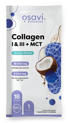 Collagen I & III + MCT - Coconut - 20g (1 serving)
