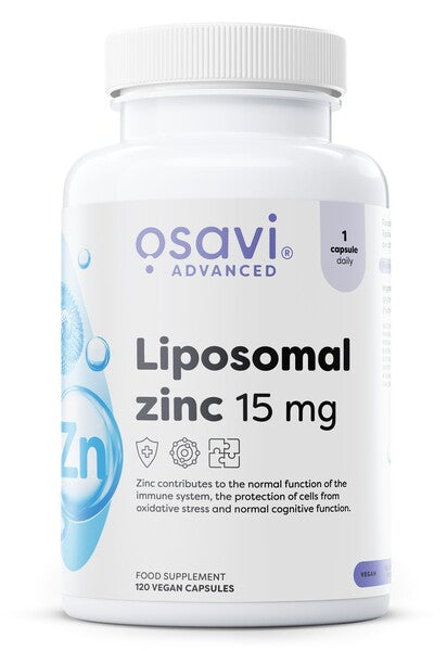 Liposomal Zinc - 15mg - 120 vegan caps