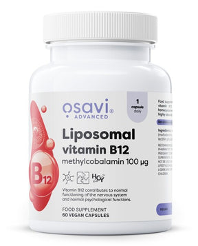Liposomal Vitamin B12 - Methylcobalamin 100mcg - 60 vegan caps