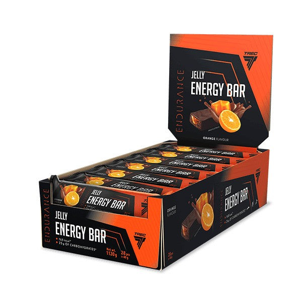 Endurance Jelly Energy Bar - Orange - 32 x 40g