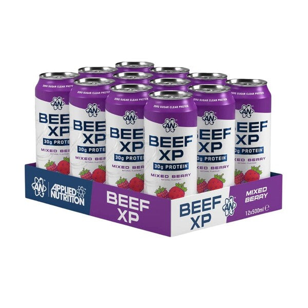 Beef XP Cans - Mixed Berry - 12 x 500 ml.