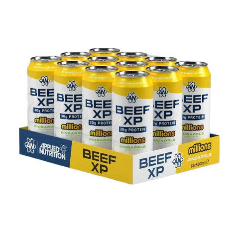 Beef XP Cans - Millions Pineapple - 12 x 500 ml.