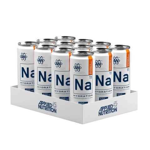 Na11 Hydration Cans - Orange & Strawberry - 12 x 330 ml.