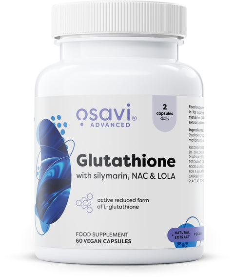 Glutathione with Silymarin - NAC & LOLA - 60 vegan caps