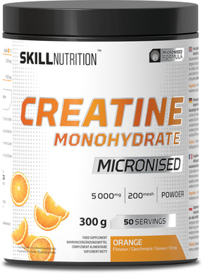 Micronised Creatine Monohydrate Flavoured - Orange - 300g