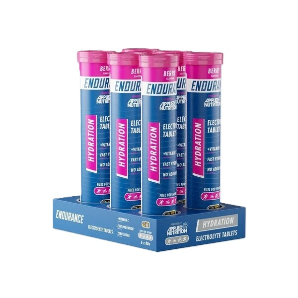 Endurance Hydration Electrolyte Effervescent Tablets - Berry - 6 x 20 tabs