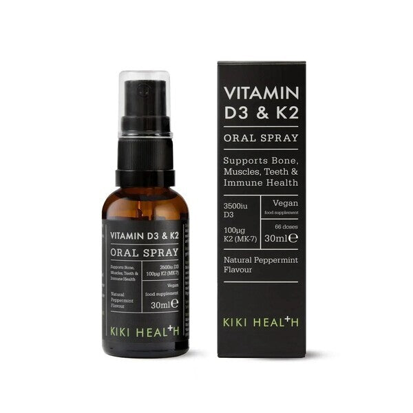 Vitamin D3 & K2 Oral Spray - Natural Peppermint - 30 ml.