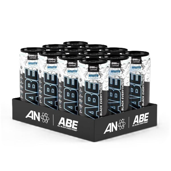 ABE Energy + Performance Cans - White - 12 x 330 ml.