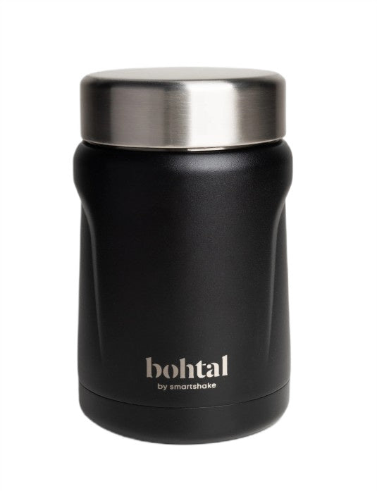 Bohtal Insulated Food Jar - Black - 550 ml.