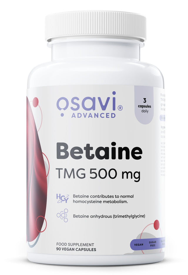 Betaine - TMG 500mg - 90 vegan caps