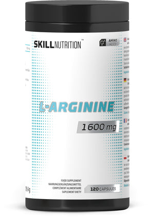 L-Arginine - 1600mg - 120 vegan caps