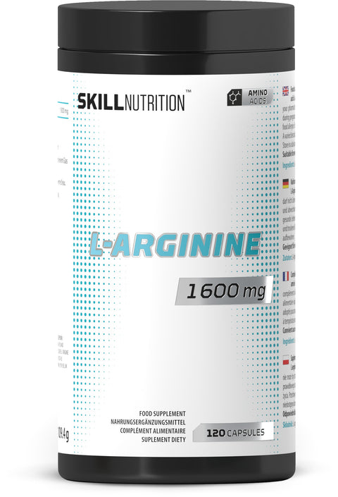 L-Arginine - 1600mg - 120 vegan caps