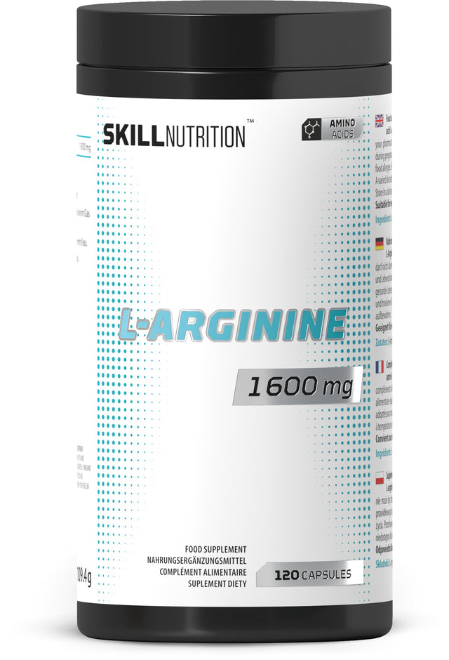 L-Arginine - 1600mg - 120 vegan caps