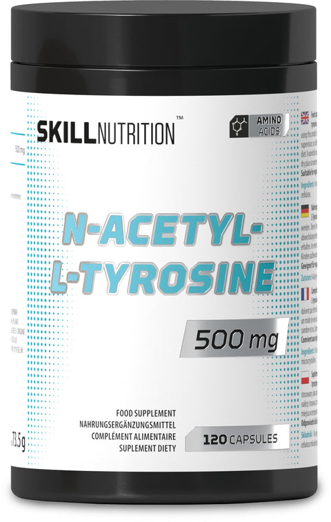 Skill Nutrition N-Acetyl-L-Tyrosine - 500mg - 120 vegan caps