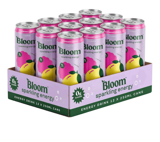 Sparkling Energy - Raspberry Lemon - 12 x 250ml.